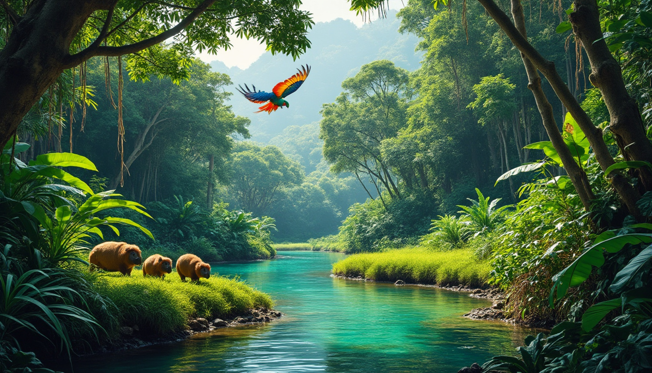 découvrez l'amazonie, une destination fascinante où la jungle regorge de trésors inexplorés. partez pour une aventure inoubliable au cœur d'un écosystème unique, entre biodiversité exceptionnelle et cultures ancestrales. embarquez pour un voyage au cœur de la nature sauvage et laissez-vous émerveiller par la beauté de cet environnement exceptionnel.