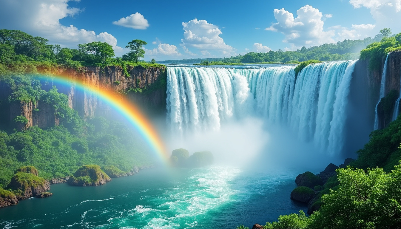 découvrez les chutes d'iguaçu au brésil, un chef-d'œuvre naturel époustouflant. plongez dans un paysage saisissant où l'eau se déverse avec puissance et beauté, entouré d'une flore luxuriante et d'une faune variée. un voyage inoubliable vous attend au cœur de cette merveille du monde.