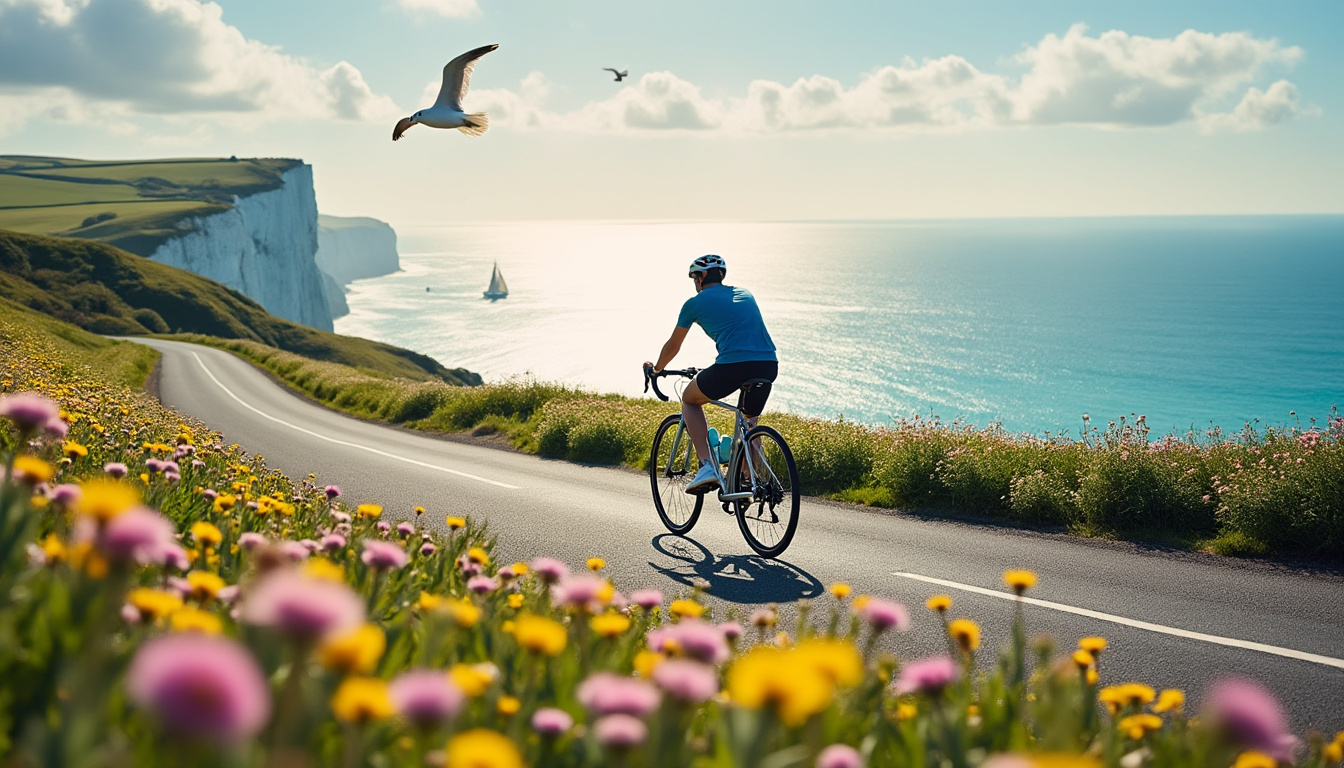 explorez la beauté sauvage de la normandie à vélo ! parcourez des paysages diversifiés, des plages emblématiques aux charmants villages, tout en vivant une expérience inoubliable au cœur de la nature française.