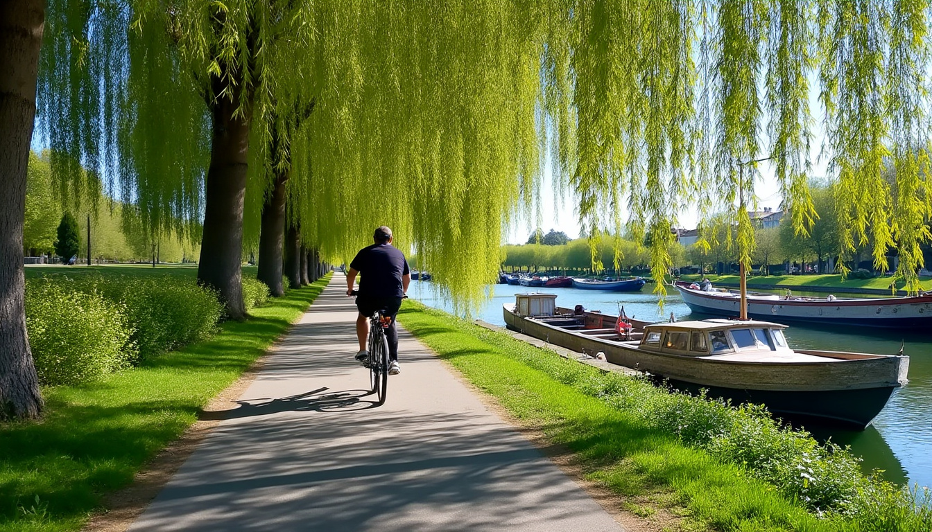 découvrez les paysages enchanteurs du canal du midi en france à vélo. partez à l'aventure le long des pistes cyclables pittoresques, entre nature préservée et patrimoine historique. une expérience inoubliable pour les amoureux de la nature et du cyclisme.