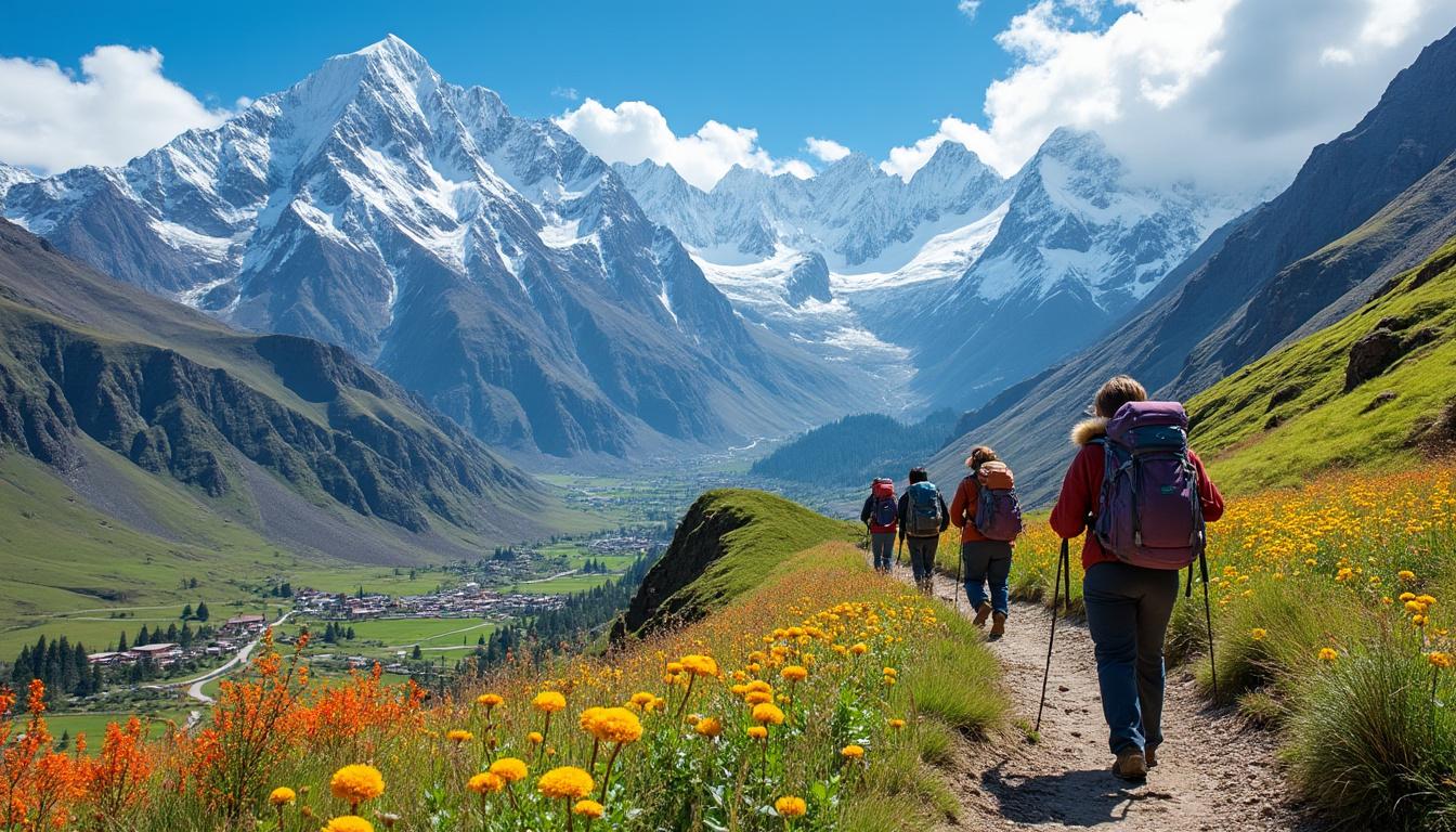 explorez le salkantay trek, une aventure unique et spectaculaire qui vous mène au machu picchu au pérou. découvrez des paysages époustouflants, une culture riche et une expérience inoubliable loin des sentiers battus.
