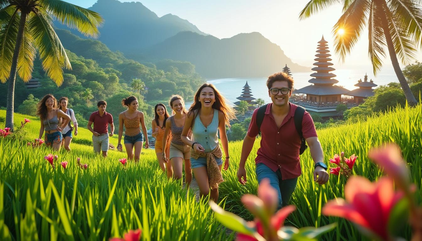 découvrez bali, l'île des dieux, où sourires chaleureux, explorations fascinantes et moments d'évasion inoubliables se rencontrent. plongez dans un voyage captivant à travers ses paysages enchanteurs, sa culture vibrante et ses plages paradisiaques.