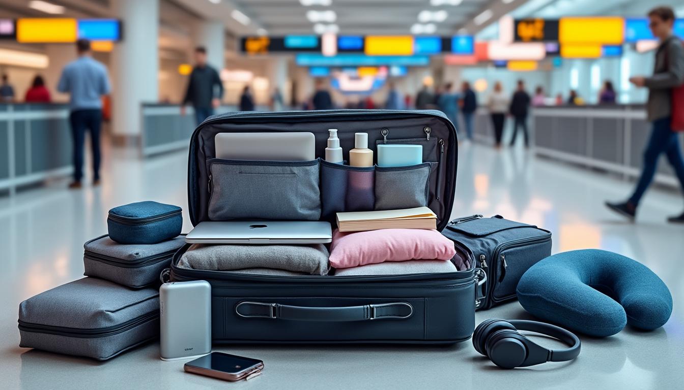 découvrez nos conseils pratiques pour optimiser votre bagage à main avec des éléments essentiels à emporter. apprenez à maximiser l'espace, respecter les normes de compagnie aérienne et voyager léger tout en ayant tout le nécessaire à portée de main.