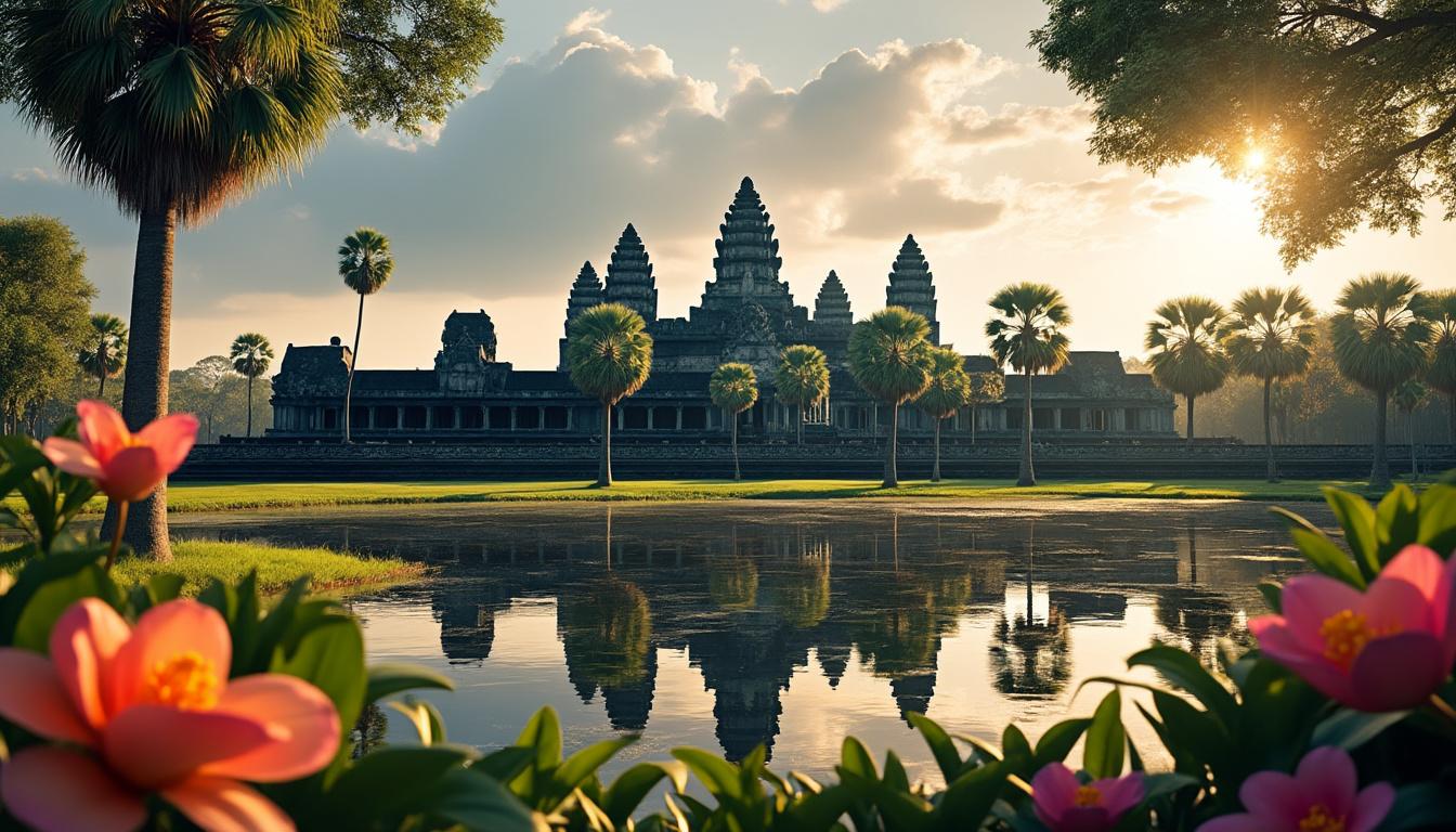 explorez angkor, la grande merveille du cambodge, où l'histoire ancienne rencontre une architecture époustouflante. découvrez les temples majestueux, la culture riche et les paysages enchanteurs qui font d'angkor une destination incontournable pour les passionnés d'aventure et d'histoire.