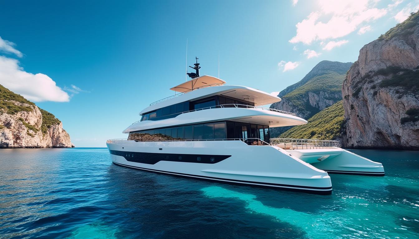 découvrez la corse sous un nouvel angle en choisissant la location d'un catamaran. naviguez entre ses magnifiques côtes, explorez des criques secrètes et profitez de paysages à couper le souffle tout en savourant la liberté de la mer. vivez une expérience unique et inoubliable !