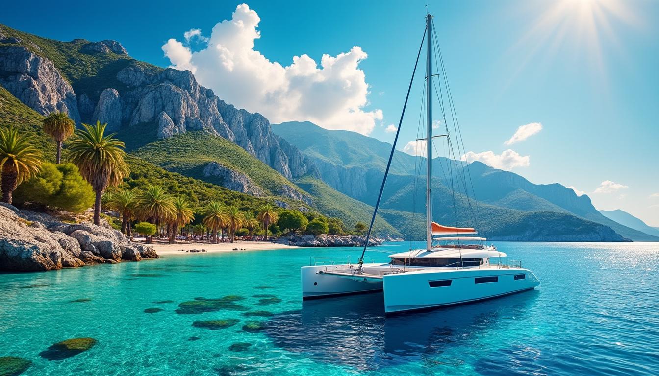 explorez la beauté cachée de la corse avec la location d'un catamaran. naviguez le long des côtes spectaculaires, profitez de criques isolées et vivez une expérience unique en pleine mer. parfait pour les aventuriers et les amateurs de paysages marins.