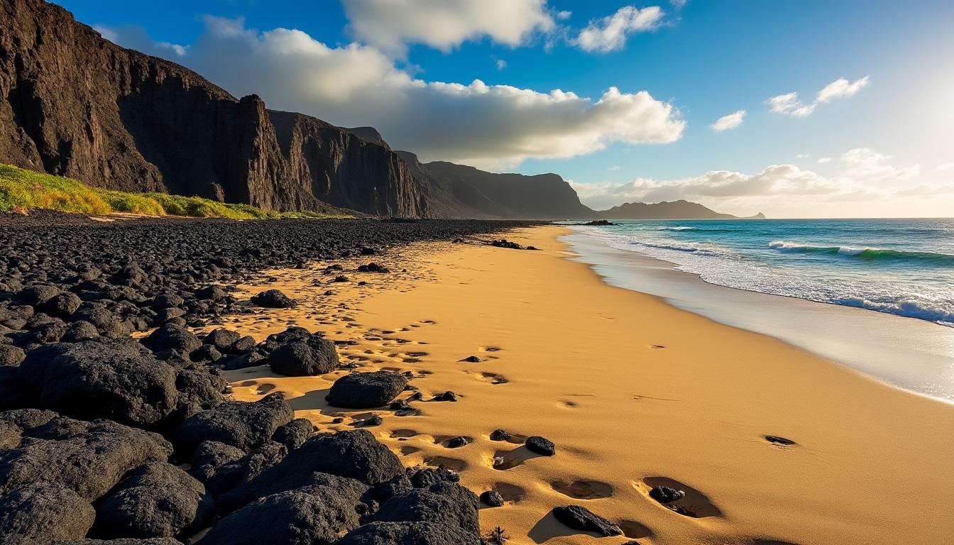 partez à l'aventure et explorez cinq plages isolées à hawaii, où la nature sauvage et la sérénité vous attendent. découvrez des paysages à couper le souffle, des eaux cristallines et des trésors cachés loin des foules pour une expérience inoubliable au cœur du paradis hawaïen.