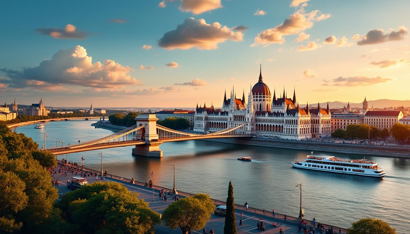découvrez budapest, joyau du danube, une ville fascinante alliant histoire, culture et beauté naturelle. explorez ses thermes, ses monuments emblématiques et laissez-vous séduire par son ambiance unique au bord du danube.