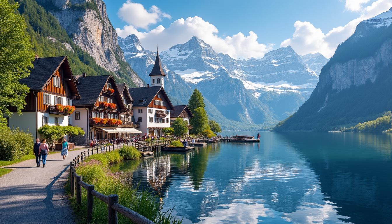 explorez hallstatt, un joyau autrichien, et laissez-vous séduire par la splendeur de ses lacs lors d'une promenade inoubliable. plongez dans un paysage enchanteur entre montagnes et eaux cristallines, parfait pour les amoureux de la nature.