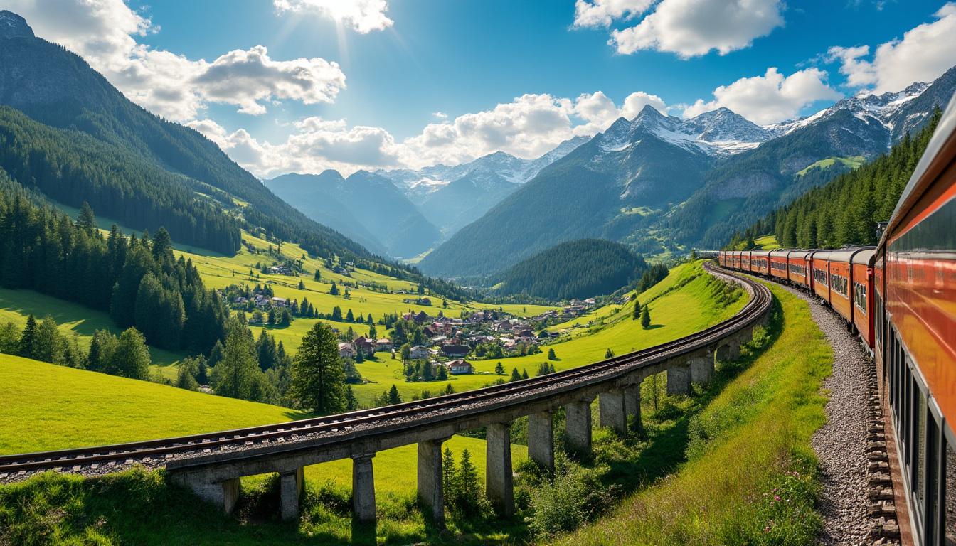 embarquez pour une aventure inoubliable en train de lyon à split, en traversant les superbes paysages alpins. admirez les montagnes majestueuses, les vallées verdoyantes et les charmants villages tout au long de ce trajet pittoresque. un voyage qui stimule les sens et crée des souvenirs durables !