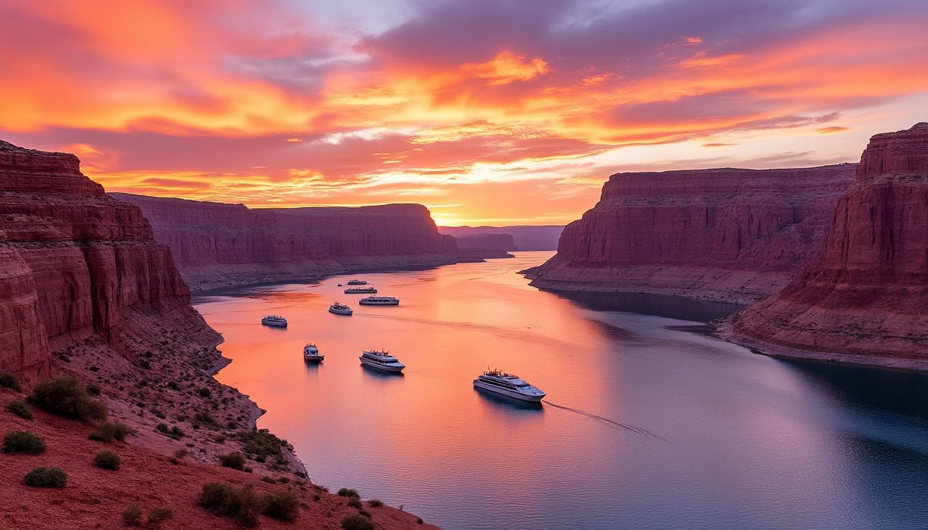 découvrez les paysages époustouflants de page, arizona. partez à l'aventure au cœur de la nature avec ses formations rocheuses uniques, le lac powell et les sites emblématiques comme antelope canyon. une destination incontournable pour les amoureux de la nature et les passionnés de photographie.