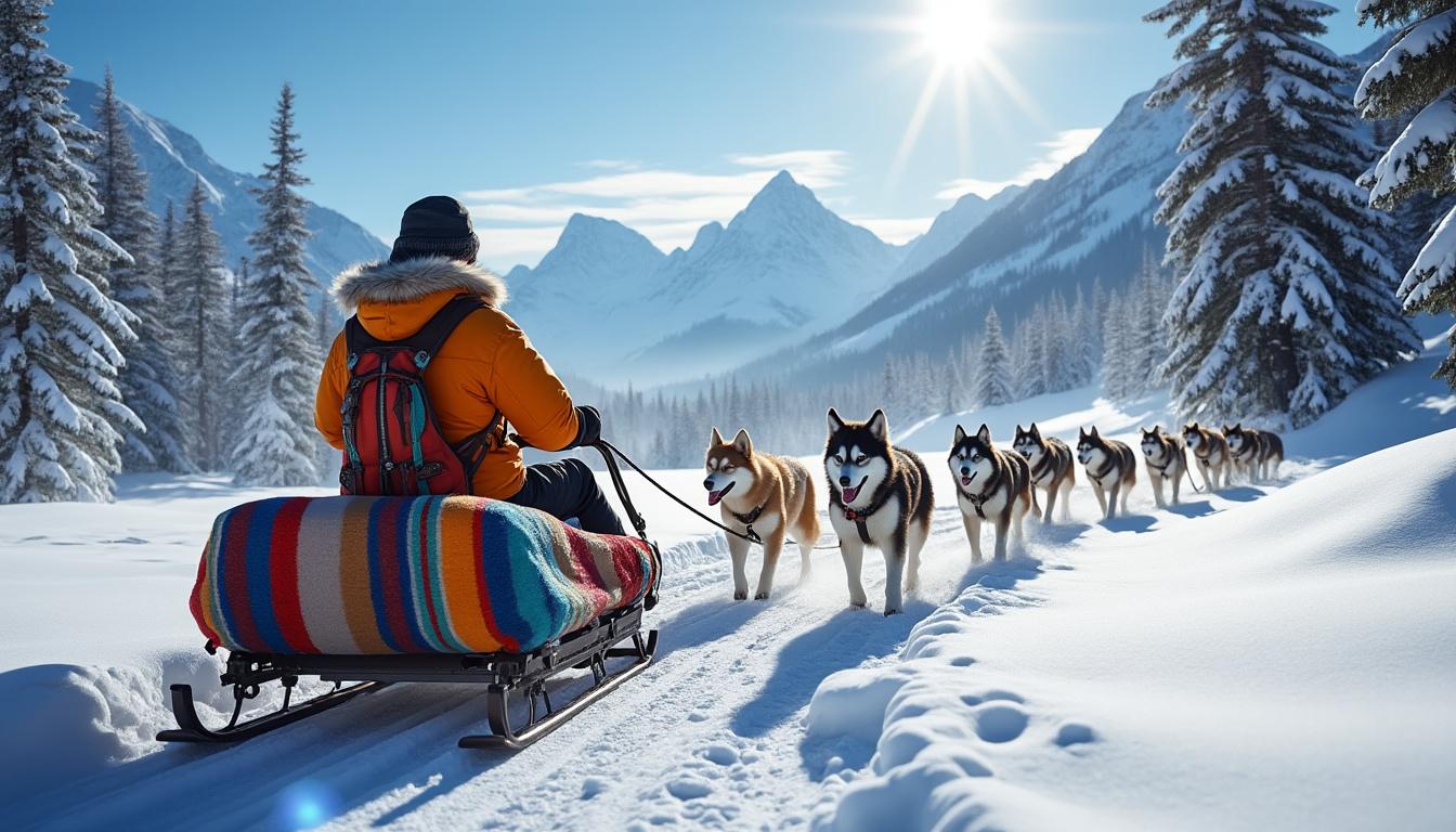 découvrez une expérience inoubliable au coeur des pyrénées avec notre escapade en traîneau à chiens. vivez la magie des paysages enneigés, le frisson de l'aventure et l'amour des animaux tout en vous laissant guider par nos huskies. une aventure mémoire à ne pas manquer !