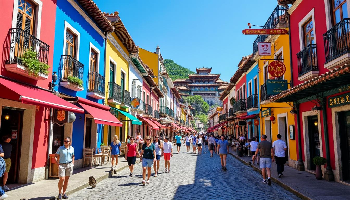 partez à la découverte de macao, un territoire unique où l’orient rencontre l’occident. plongez dans son histoire, ses casinos légendaires et sa cuisine raffinée, et explorez une facette fascinante de la chine.