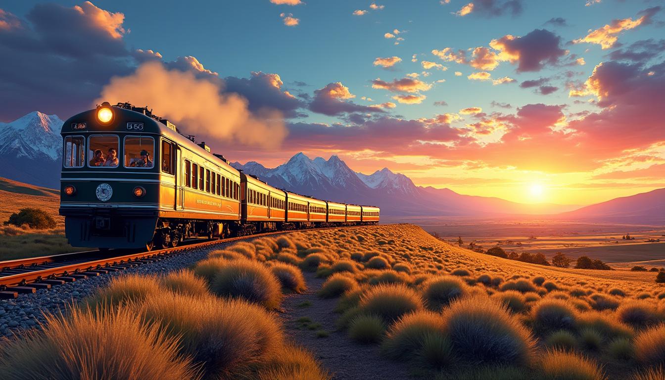 embarquez pour une aventure inoubliable à travers les paysages spectaculaires des états-unis à bord d’un train. découvrez l’amérique autrement, entre confort, rencontres et découvertes uniques sur rails.
