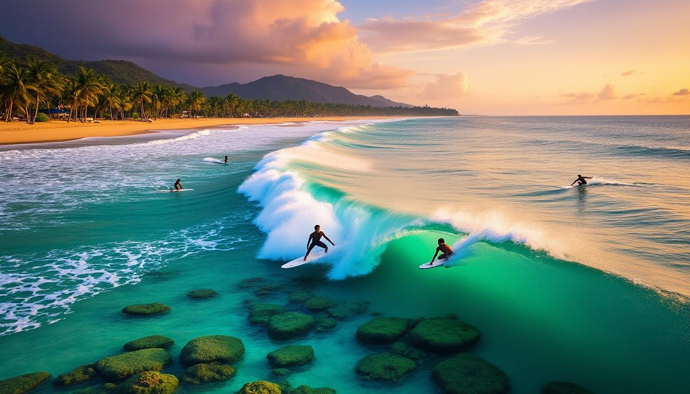 explorez les meilleures destinations de surf aux philippines et vivez l’aventure sur des spots incontournables. que vous soyez débutant ou confirmé, découvrez où pratiquer le surf dans un cadre paradisiaque.