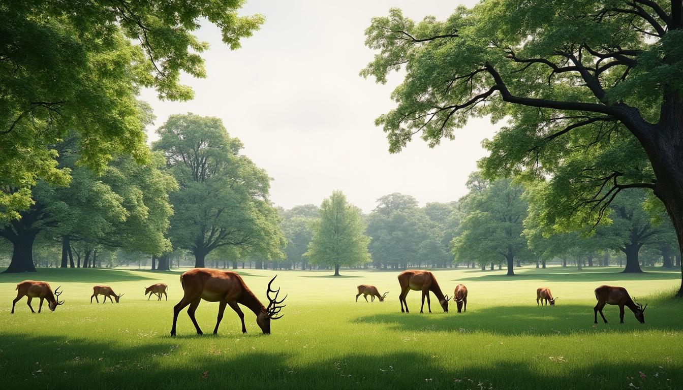 découvrez richmond park, un vaste espace naturel aux portes de londres où vous pouvez observer des troupeaux de cerfs en liberté. offrez-vous une parenthèse sauvage à seulement quelques minutes du centre-ville !