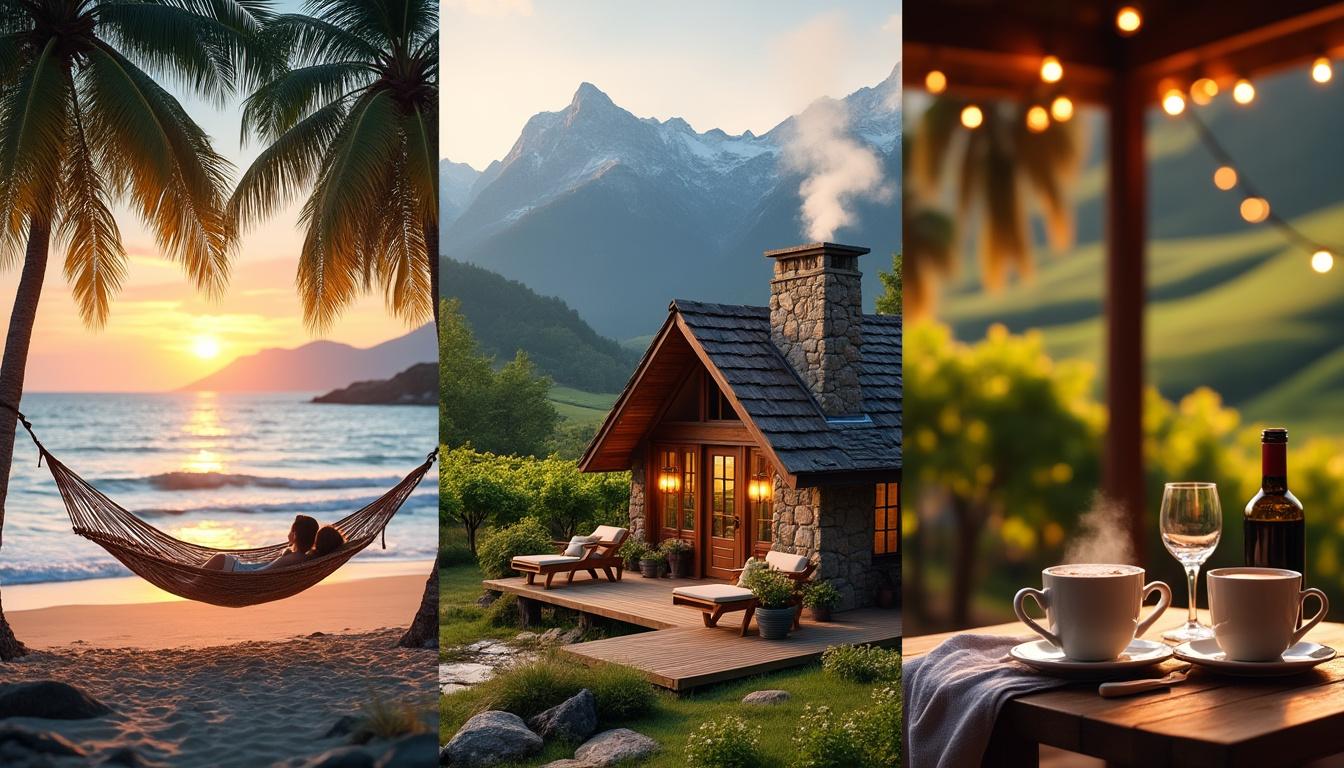 découvrez trois destinations idéales pour une escapade romantique à deux : paysages enchanteurs, hébergements cosy et moments inoubliables garantis !
