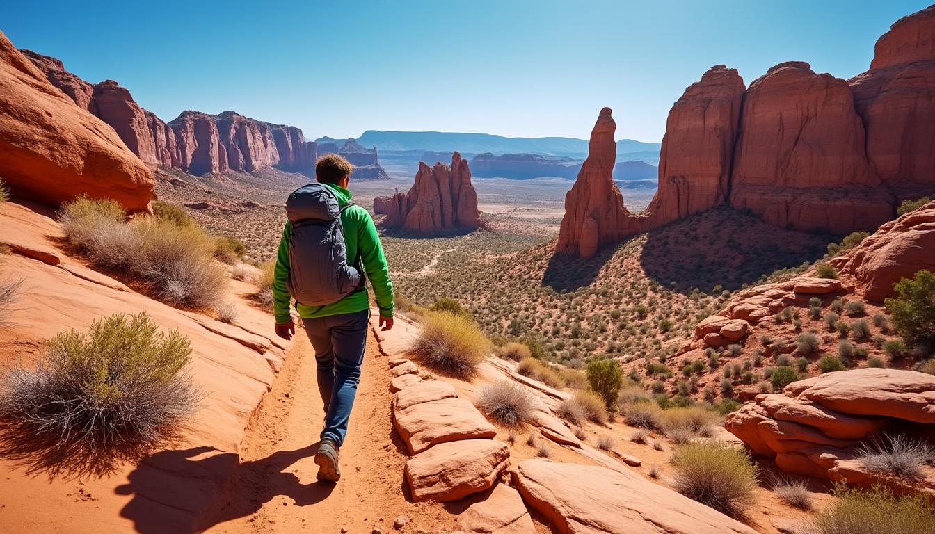 découvrez la vallée du feu aux états-unis et partez à l’aventure sur la randonnée emblématique des sept merveilles. un parcours époustouflant à travers des paysages rouges et des formations rocheuses uniques, idéal pour les amoureux de la nature et de grands espaces.