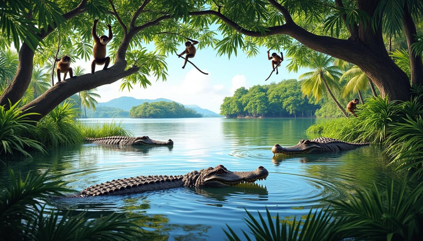 partez à l’aventure sur le lac gatun au panama ! découvrez des paysages spectaculaires, une faune exotique et une expérience inoubliable en bateau au cœur du célèbre canal de panama.